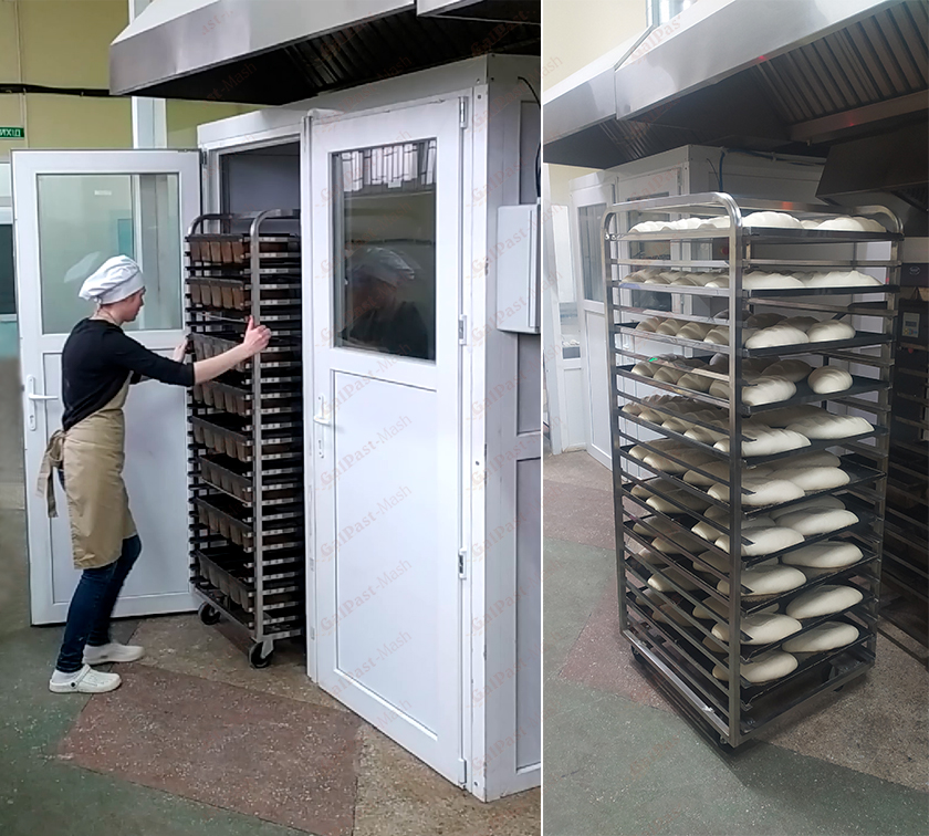 Камера вистійки тіста Розстойка Для пекарні